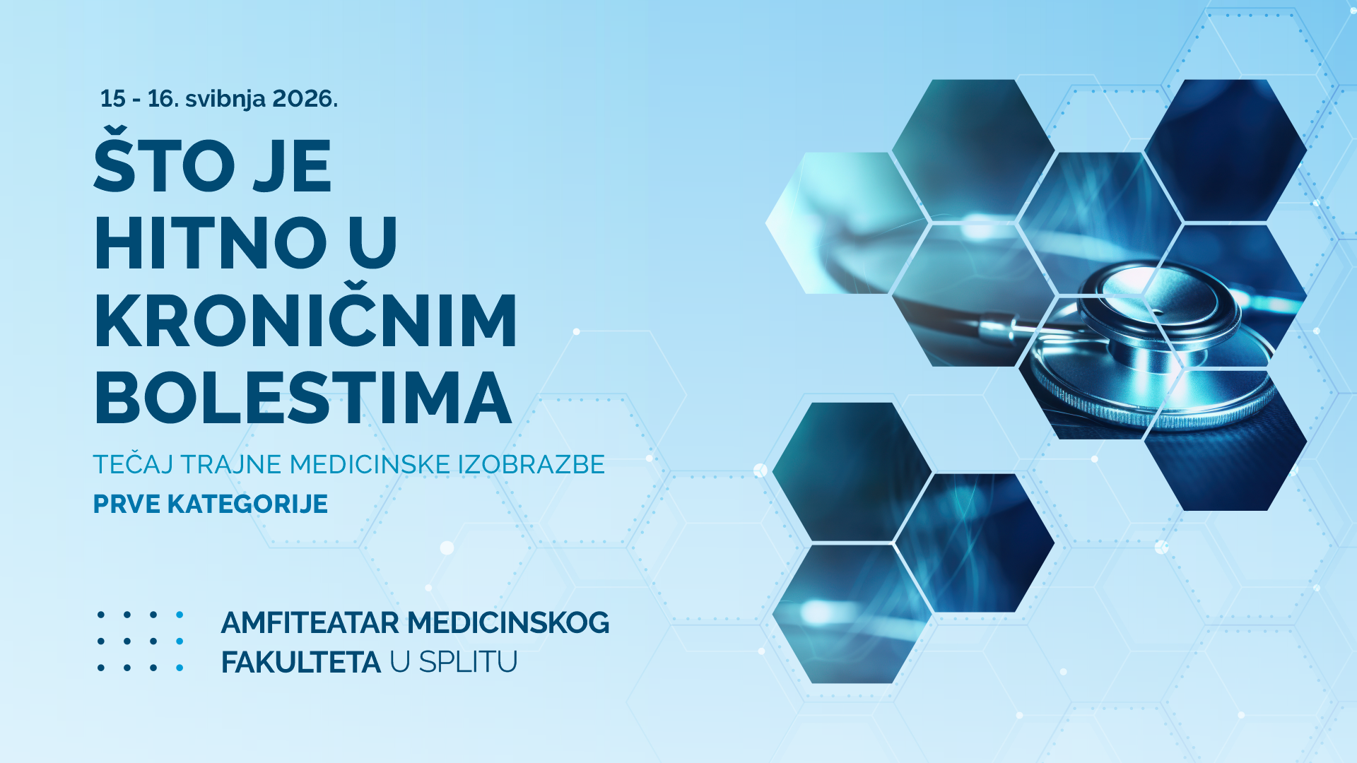 Tečaj trajnog medicinskog usavršavanja I. kategorije „Što je hitno u kroničnim bolestima“